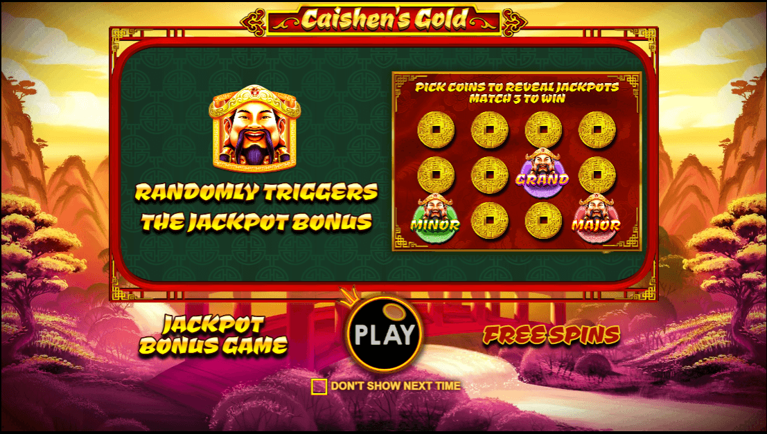 Caishen's Cash Slot Bonus