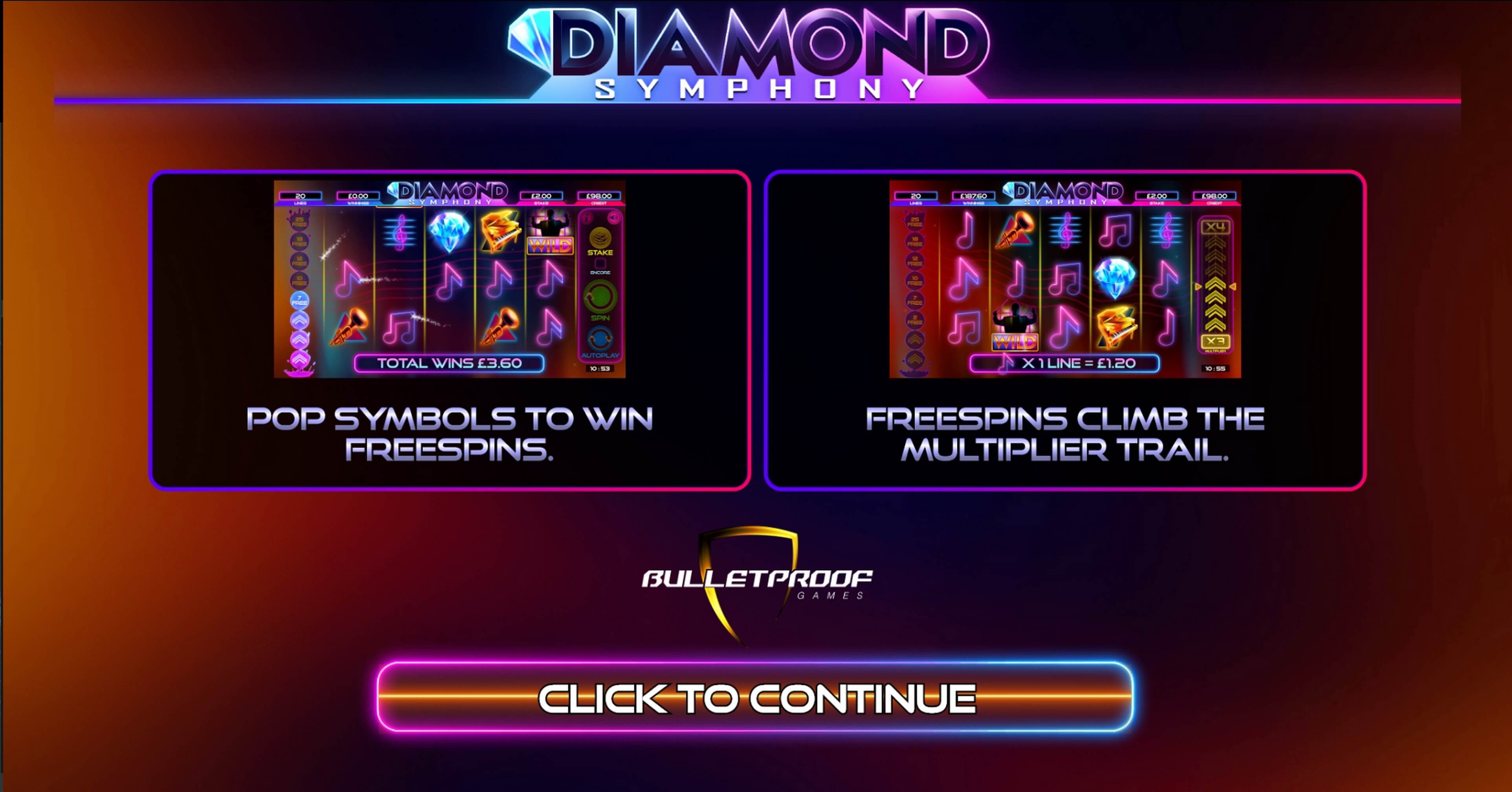 Diamond Symphony Slot Free Spins