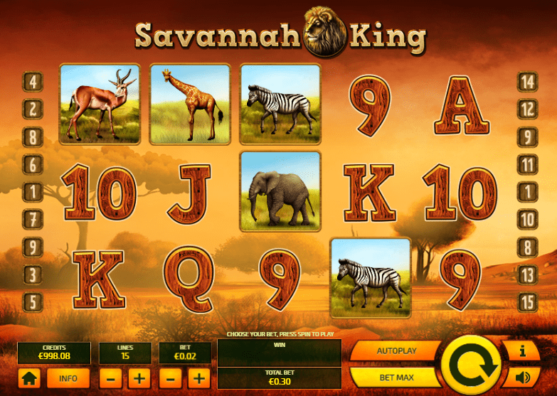 savannah king game online play casino